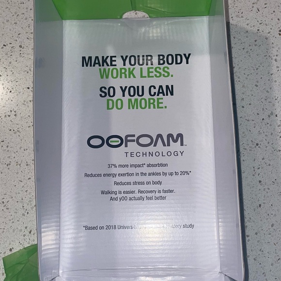 ๐ OOFOS Womenโs Black/White Mesh ๐ - Picture 8 of 15